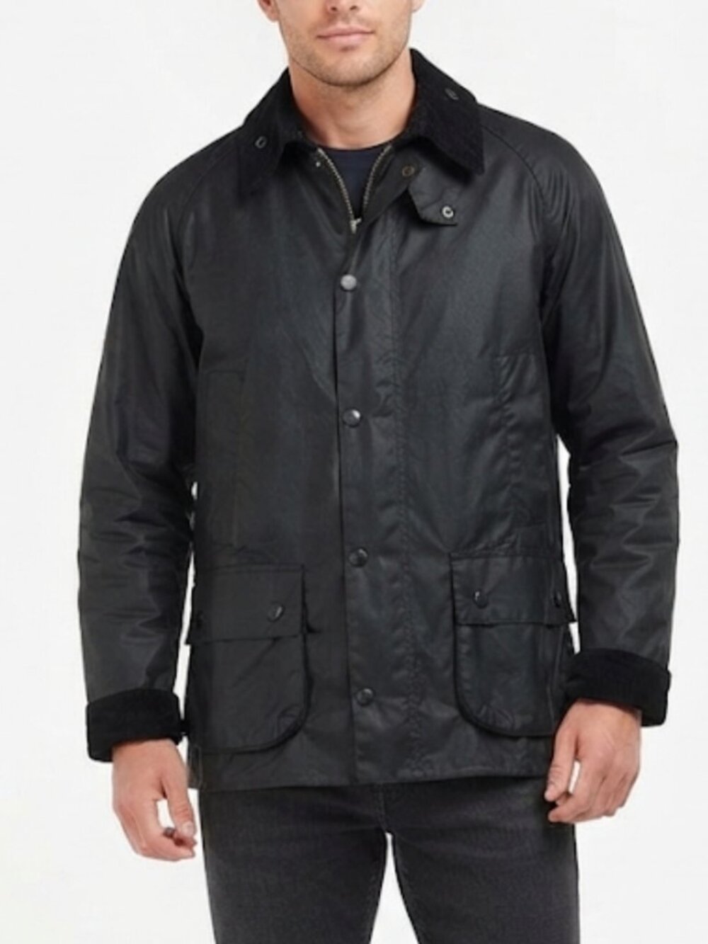 Barbour Ashby Wax Jacket Black Gorpcore Cabincore Outdoor Warm Comfy Size M